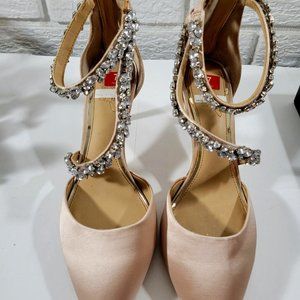 Jewel Badgley Mischka Maya High Heel Shoes -- #1249